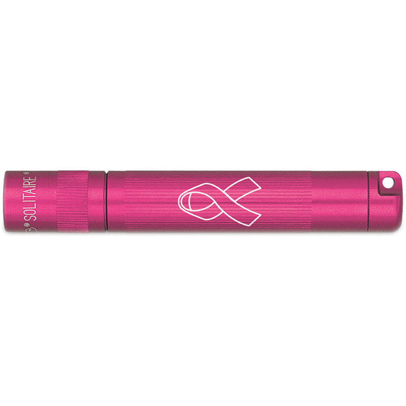 Maglite Solitaire 1-Cell AAA LED Flashlight (Pink, Clamshell Packaging)