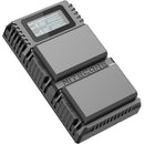 Nitecore ULM10 PRO Dual-Slot USB QC Charger for BP-SCL5 Lithium-Ion Batteries