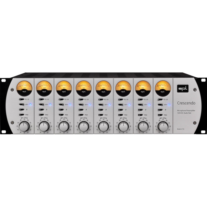 SPL Crescendo 8-Channel Microphone Preamplifier (Silver)