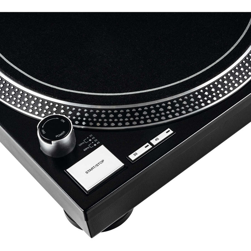 Reloop RP-2000 MK2 Quartz-Driven DJ Turntable (Metallic Black)