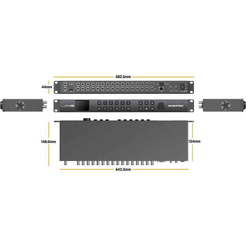 AV Matrix 16-Channel 3G-SDI Multiviewer and Switcher (1 RU)