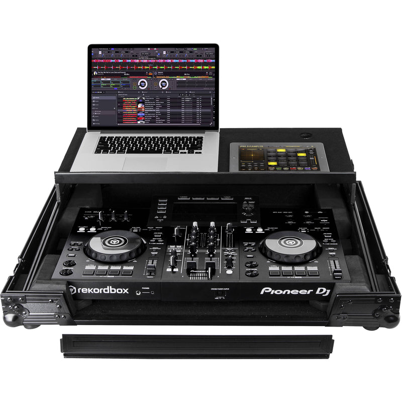 Odyssey Innovative Designs Black Label Pioneer XDJ-RR DJ Controller Producer Glide Style Case with Angled Glide Platform