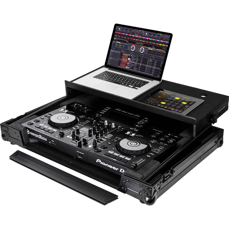 Odyssey Innovative Designs Black Label Pioneer XDJ-RR DJ Controller Producer Glide Style Case with Angled Glide Platform