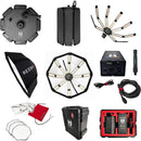 Hudson Spider Redback 36" Octagon Parabolic LED Basic Kit