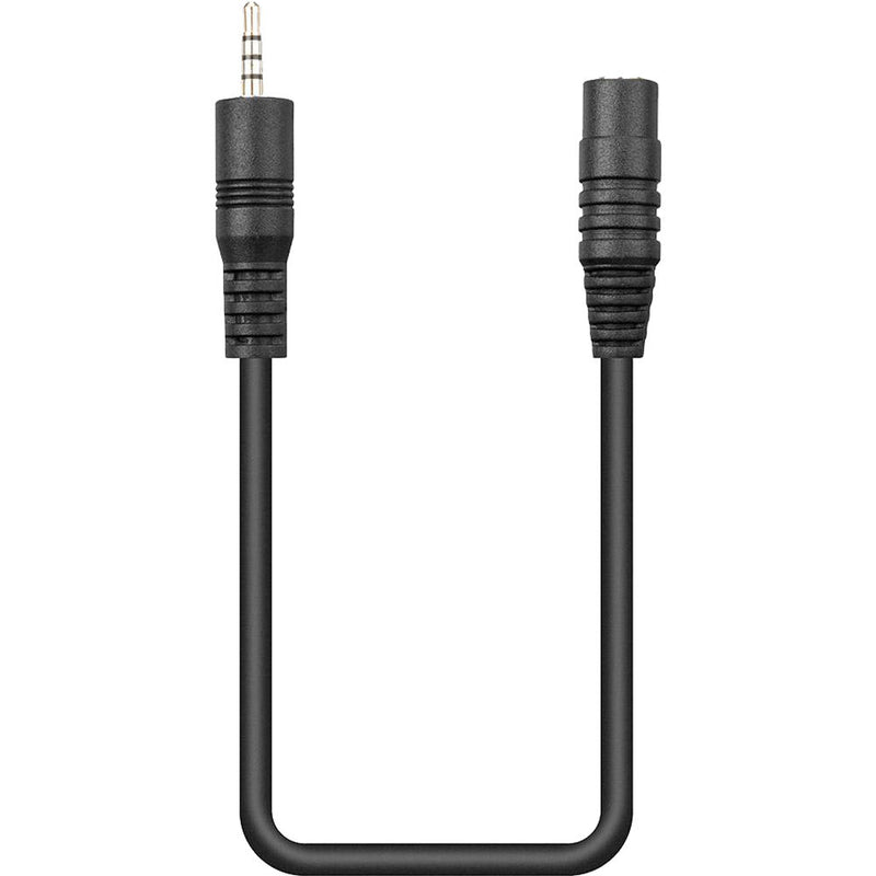 Saramonic SR-25C35 3.5mm Female to 2.5mm Male Adapter Cable for 2.5mm DSLR Cameras