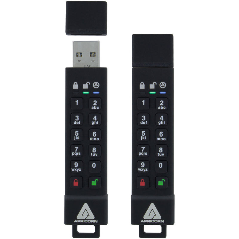 Apricorn 32GB Aegis Secure Key 3z Encrypted USB 3.1 Gen 1 Flash Drive