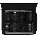 Porta Brace Carrying Case for DSLR Camera, Multiple Lenses and Accessories (Black)