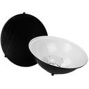FotodioX Pro Beauty Dish Kit with 50-Degree Honeycomb Grid Broncolor Pulso Flash Heads (18")
