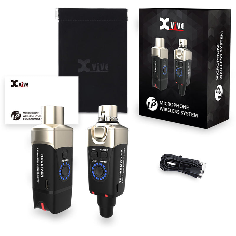 Xvive Audio U3 2.4 GHz Digital Wireless Microphone System