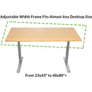 Uncaged Ergonomics Dual Motor Standing Desk Legs Base