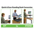 Uncaged Ergonomics Changedesk Mini Black Standing Desk (Black)