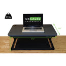Uncaged Ergonomics Changedesk Mini Black Standing Desk (Black)
