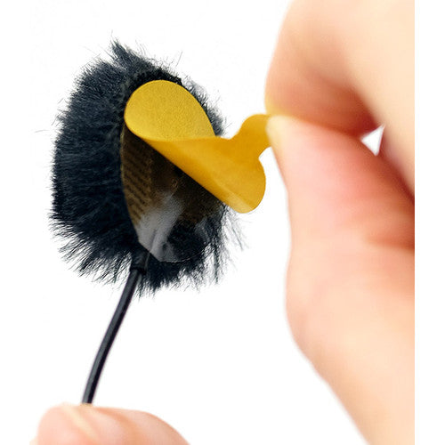 Remote Audio Ursa Fur Circles Multi-Pack of 9 with 3X White/3X Brown/3X Black and 30 Stickies