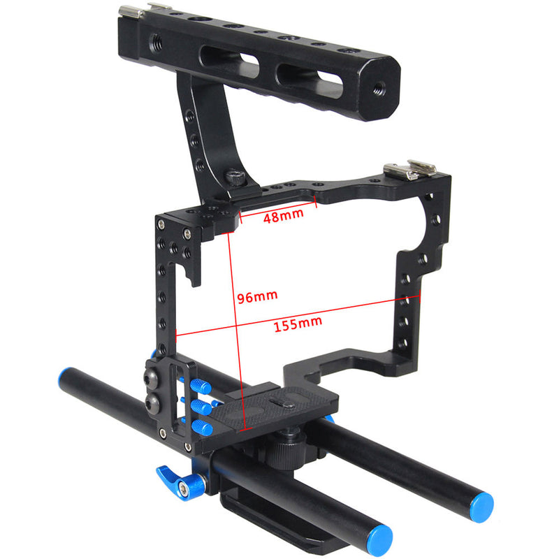 YELANGU C5 Cage for GH4, a7 Series, and a6500/a6300/a6000 Cameras