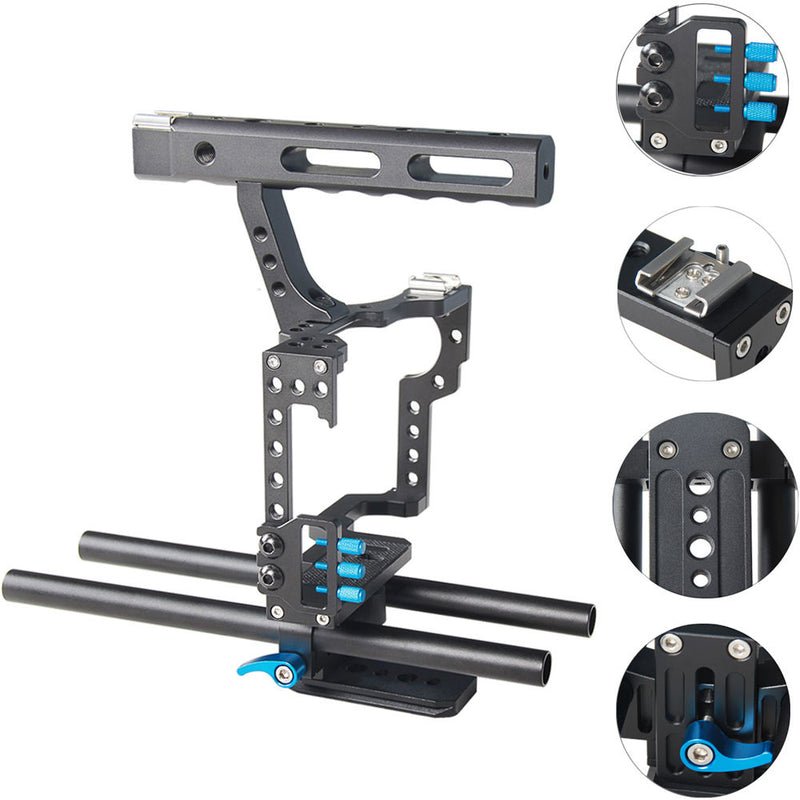 YELANGU C5 Cage for GH4, a7 Series, and a6500/a6300/a6000 Cameras