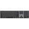 Matias RGB Backlit Wired Keyboard for Mac (Space Gray)