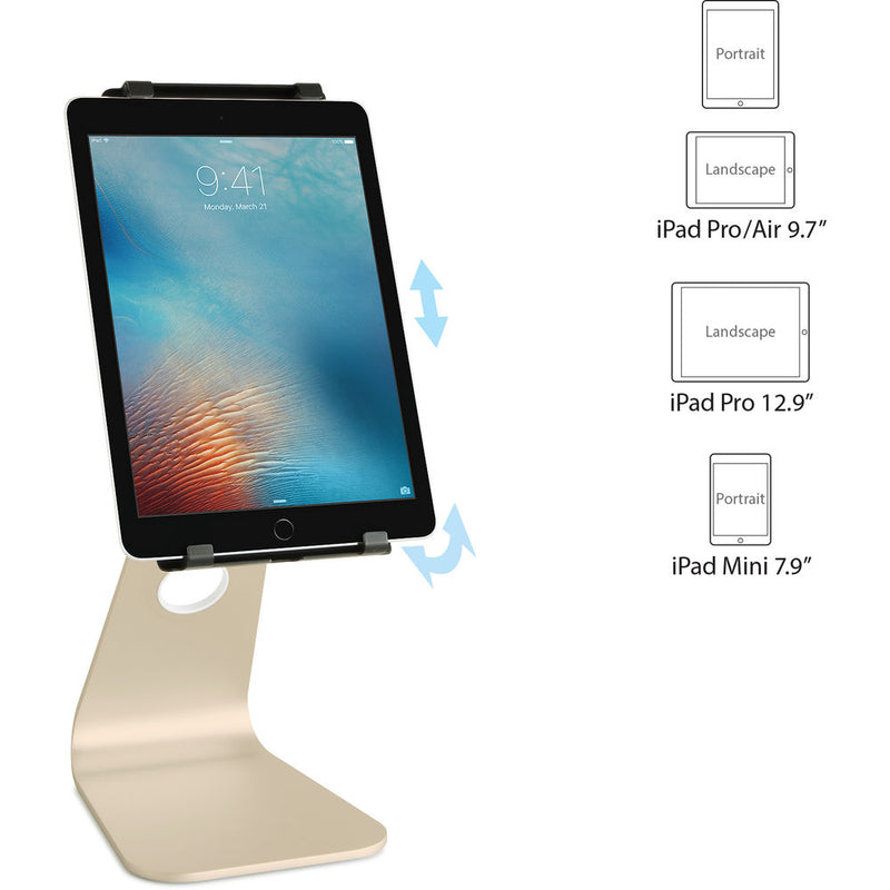 Rain Design mStand TabletPro for iPad Pro/Air 9.7" (Gold)