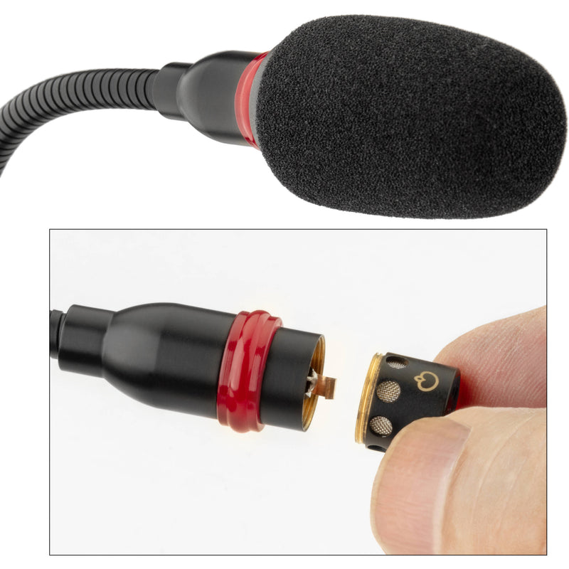 Senal MXGN-12C 12" Gooseneck Condenser Microphone with Integrated Base & Silent Touch Pad