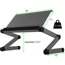 Uncaged Ergonomics Workez Executive Laptop Stand (Black)