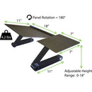 Uncaged Ergonomics Workez Keyboard Tray Stand (Black)