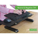 Uncaged Ergonomics Workez Keyboard Tray Stand (Black)