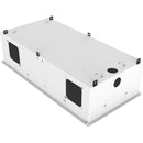 Atlas Sound 1x2 CeilingMount Rack/2RU,1/2 Wide Ambitilt Shelf/Integrated Switched PWRPK/No Projector PoleMnt