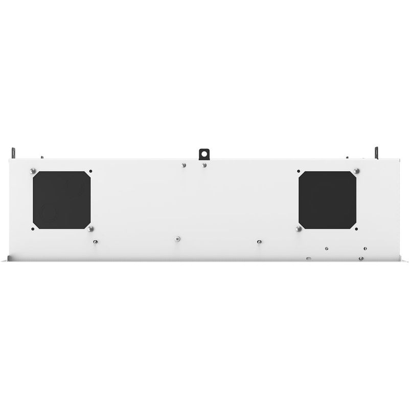 Atlas Sound 1x2 CeilingMount Rack/2RU,1/2 Wide Ambitilt Shelf/Integrated Switched PWRPK/No Projector PoleMnt