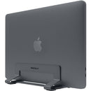 Macally Vertical Laptop Stand for MacBook (Space Gray)