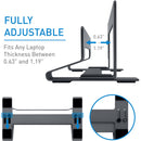 Macally Vertical Laptop Stand for MacBook (Space Gray)