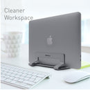 Macally Vertical Laptop Stand for MacBook (Space Gray)