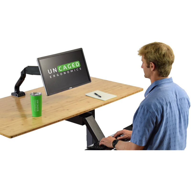 Uncaged Ergonomics Computer Monitor Arm Mount Usb Ports