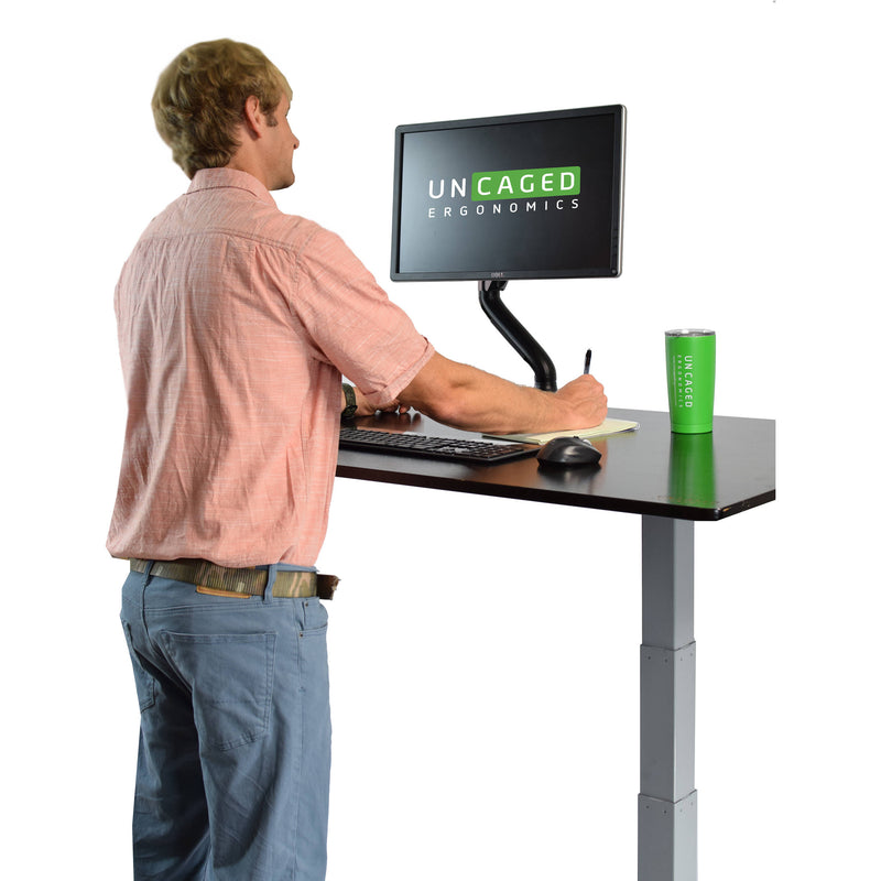 Uncaged Ergonomics Computer Monitor Arm Mount Usb Ports