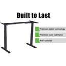 Uncaged Ergonomics Electric Standing Desk Base Frame (Black)