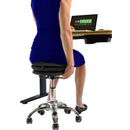 Uncaged Ergonomics Wobble Stool Air Rolling Balance Chair