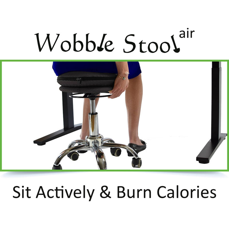 Uncaged Ergonomics Wobble Stool Air Rolling Balance Chair