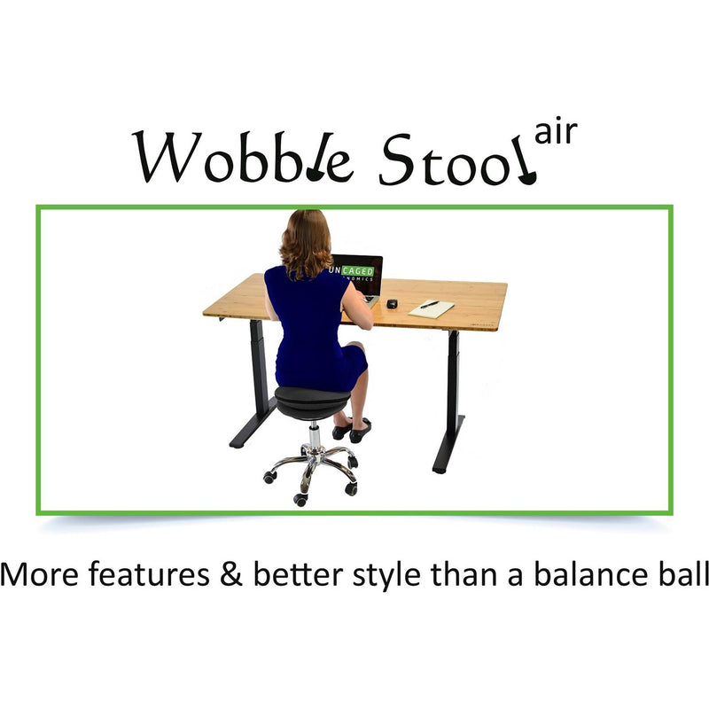Uncaged Ergonomics Wobble Stool Air Rolling Balance Chair
