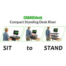 Uncaged Ergonomics Changedesk Tall Stand Up Desk Converter