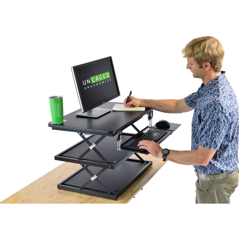 Uncaged Ergonomics Changedesk Tall Stand Up Desk Converter