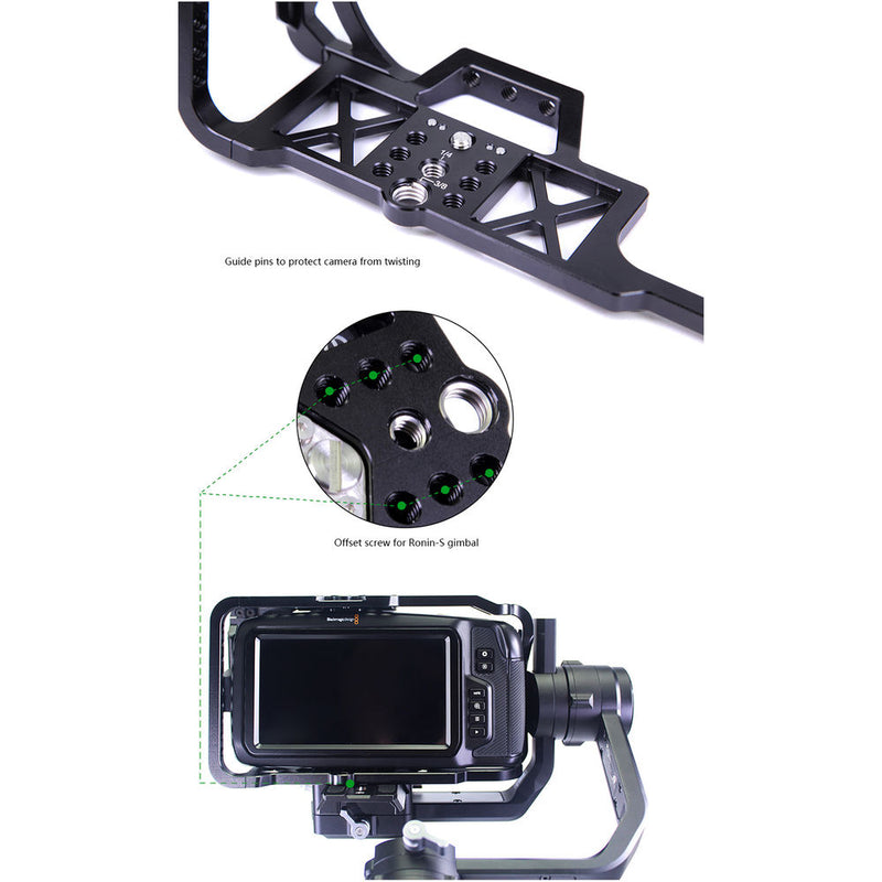 LanParte BMPCC 4K Camera Full Cage