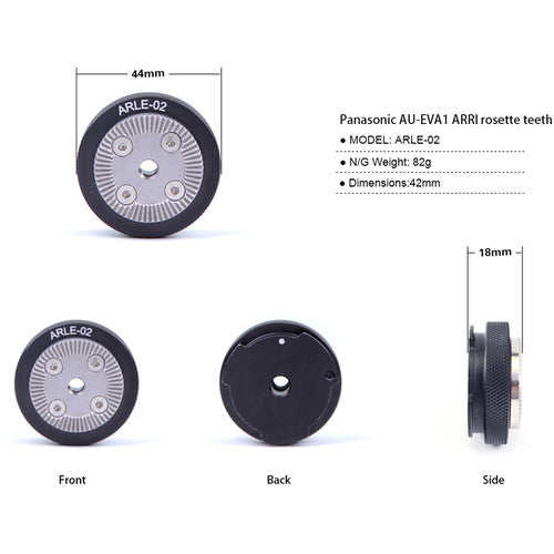 LanParte Arri Rosette Adapter for AU-EVA1 Grip