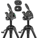 Magnus PV-3310G Photo/Video Tripod with Geared Center Column