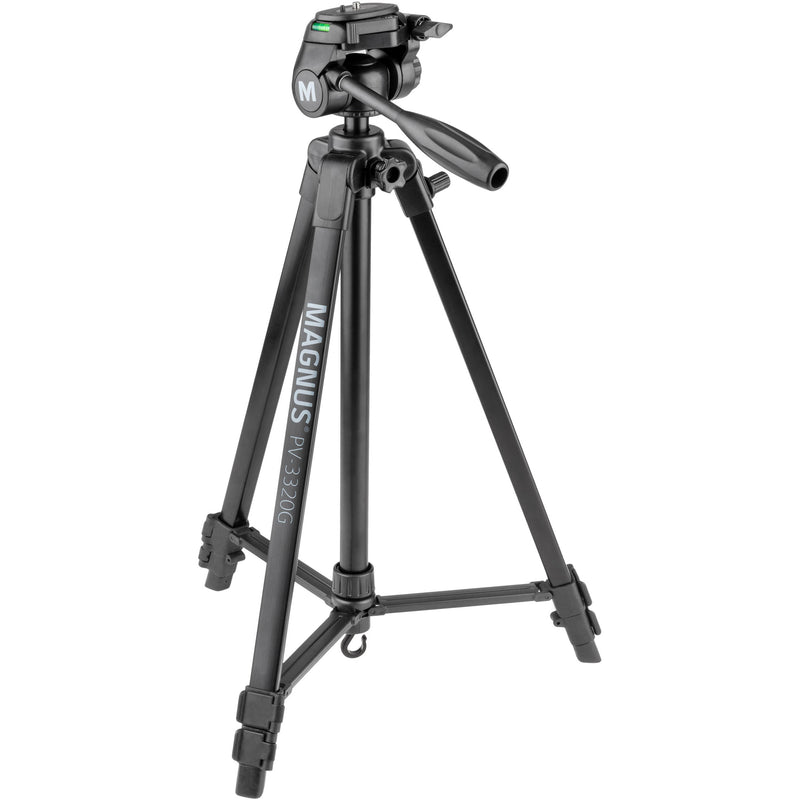 Magnus PV-3320G Photo/Video Tripod with Geared Center Column