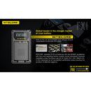 Nitecore FX1 Dual-Slot USB Travel Charger for FUJIFILM NP-W126 & NP-W126S Batteries