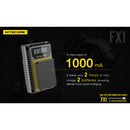 Nitecore FX1 Dual-Slot USB Travel Charger for FUJIFILM NP-W126 & NP-W126S Batteries