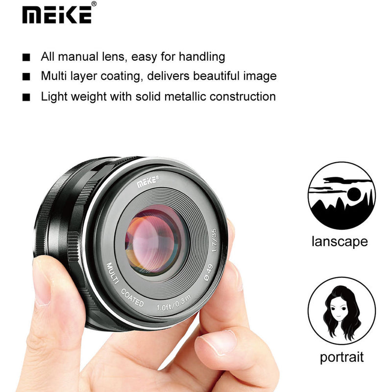 Meike MK-35mm f/1.7 Lens for Canon EF-M