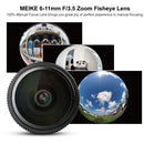 Meike MK-6-11mm f/3.5 Fisheye Lens for FUJIFILM X