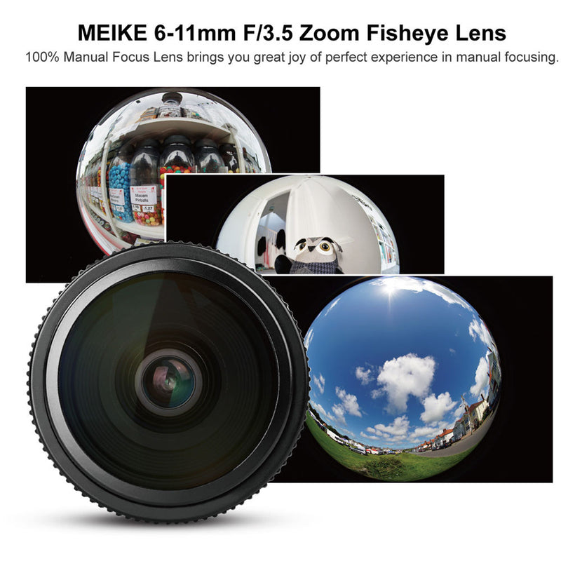Meike MK-6-11mm f/3.5 Fisheye Lens for FUJIFILM X
