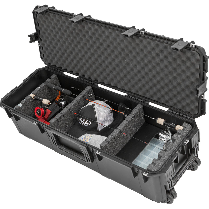 SKB iSeries 4213-12 Ultimate Ice Fishing Locker with Wheels (Black)