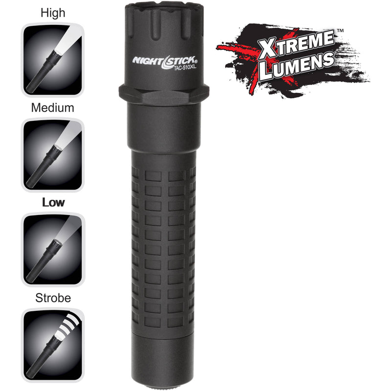 Nightstick TAC-510XL Xtreme Lumens Multi-Function Tactical Rechargeable LED Flashlight (Black)