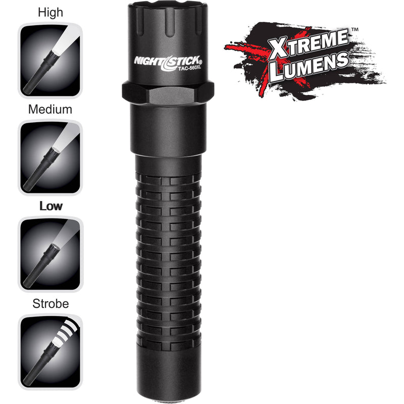 Nightstick TAC-560XL Xtreme Lumens Multi-Function Tactical Rechargeable LED Flashlight (Black)